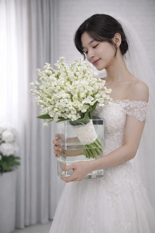 Lily of the Valley & Stock - Bridal Bouquet