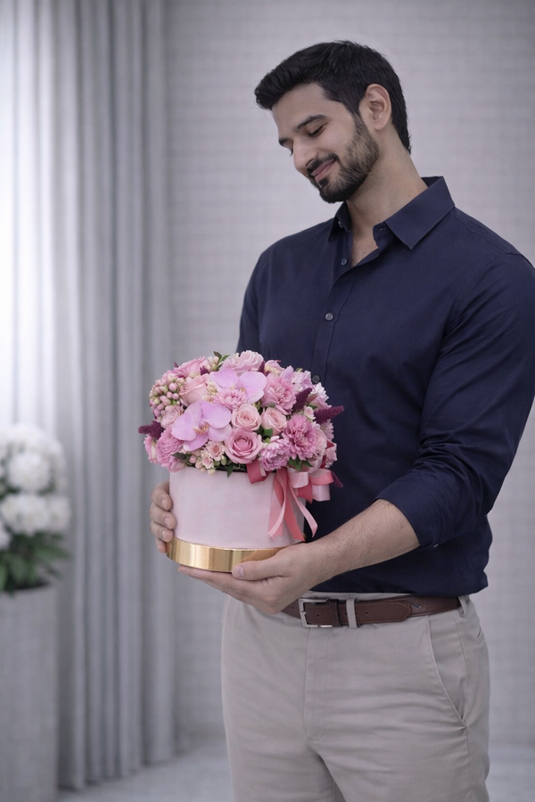 Blushing Romance - Pink & White Luxury Box