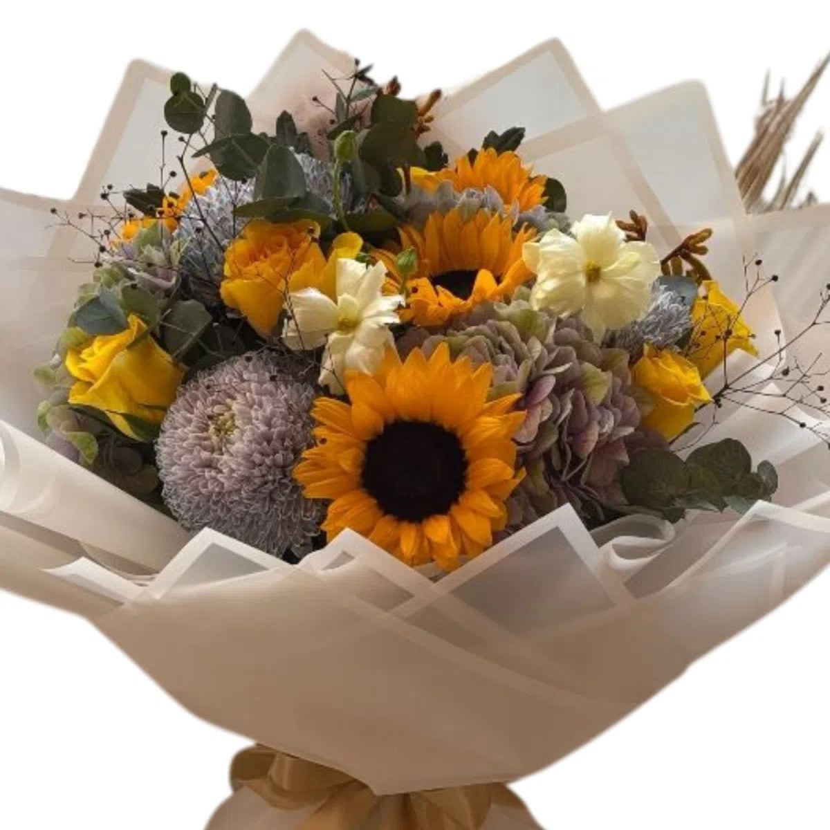Harvest Glow - Sunflower & Rustic Bloom Bouquet