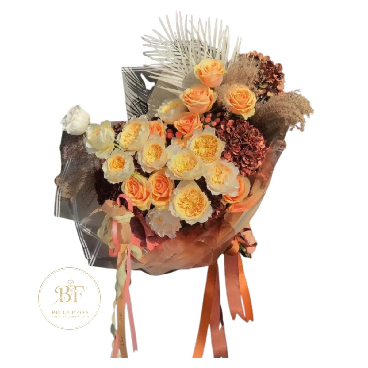 Desert Sunset -  Pampas & Rose Statement Bouquet