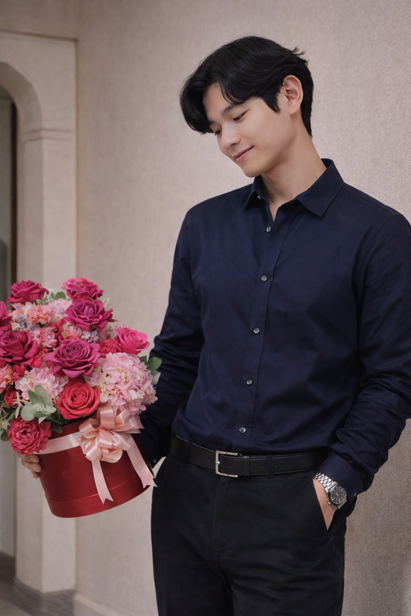 Fuchsia Dream - Luxe Rose & Hydrangea Box