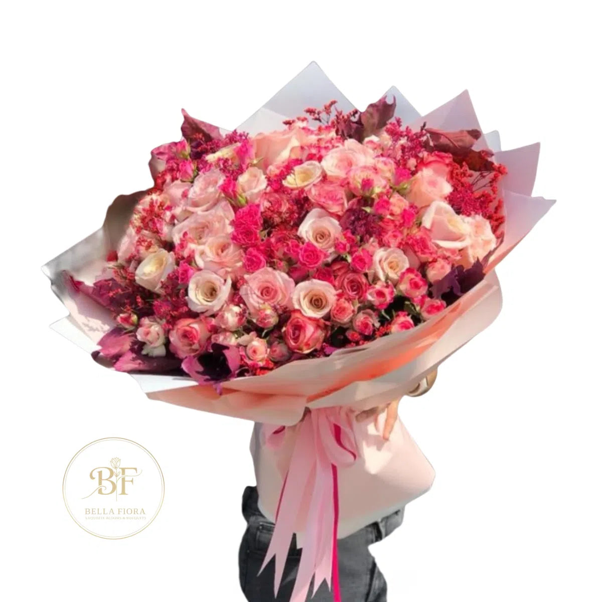 Blushing Beauty - Pink Radiance Rose Bouquet
