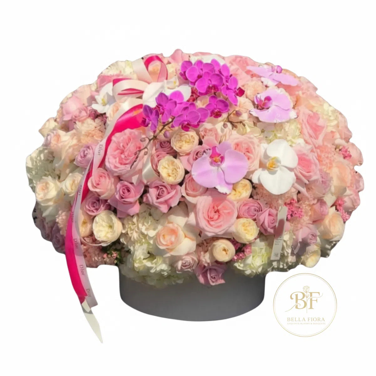 Opulent Bloom - Grand Rose & Orchid Luxury Arrangement