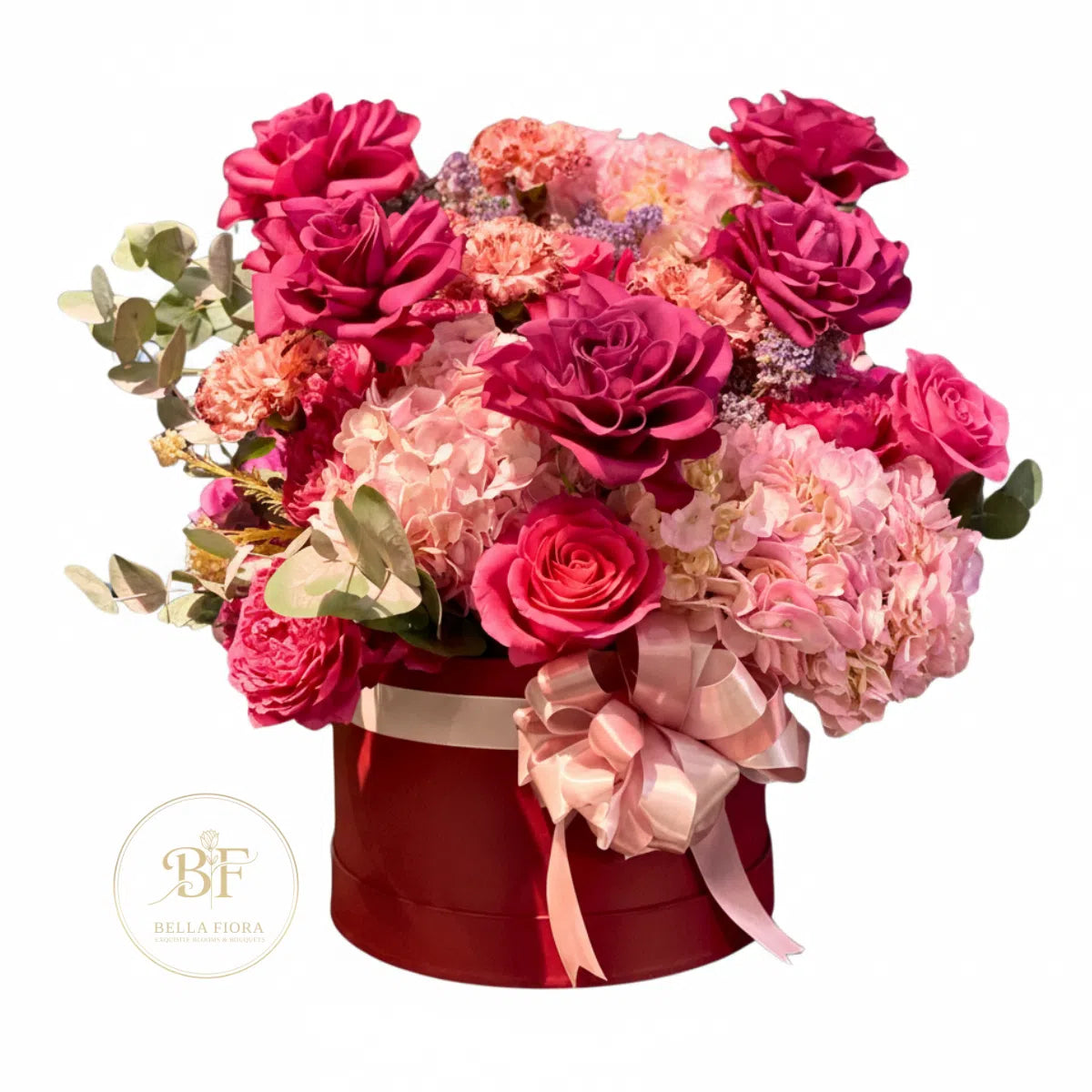 Fuchsia Dream - Luxe Rose & Hydrangea Box