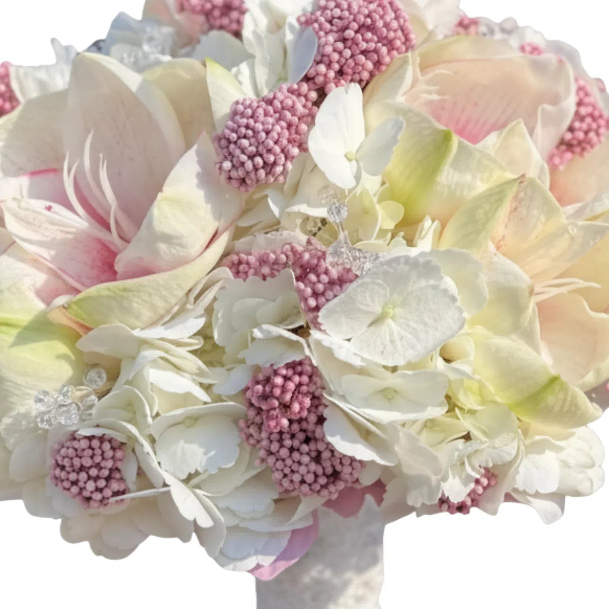 Pure Heart - Classic White Dutch Tulip Bridal Bouquet