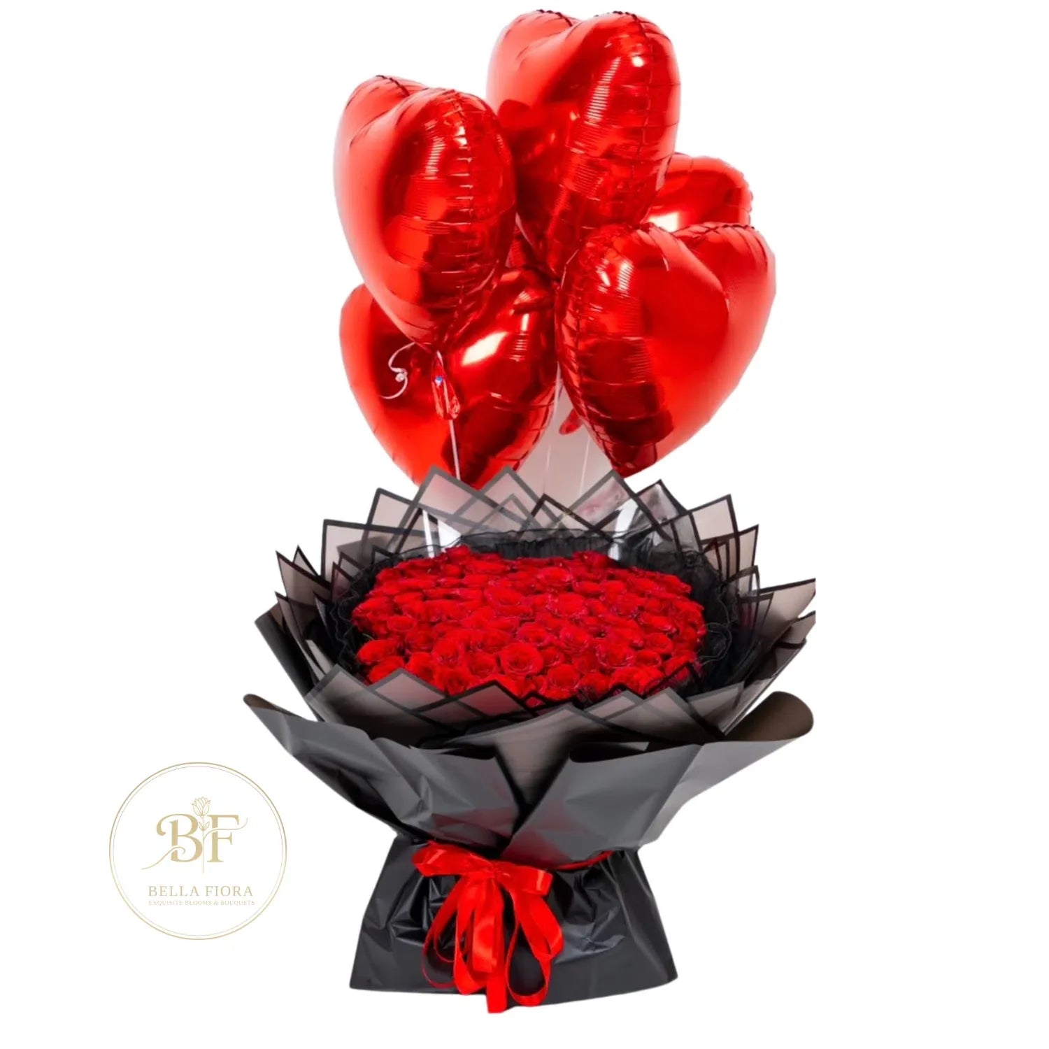 Eternal Devotion - Elegant Roses Bouquet