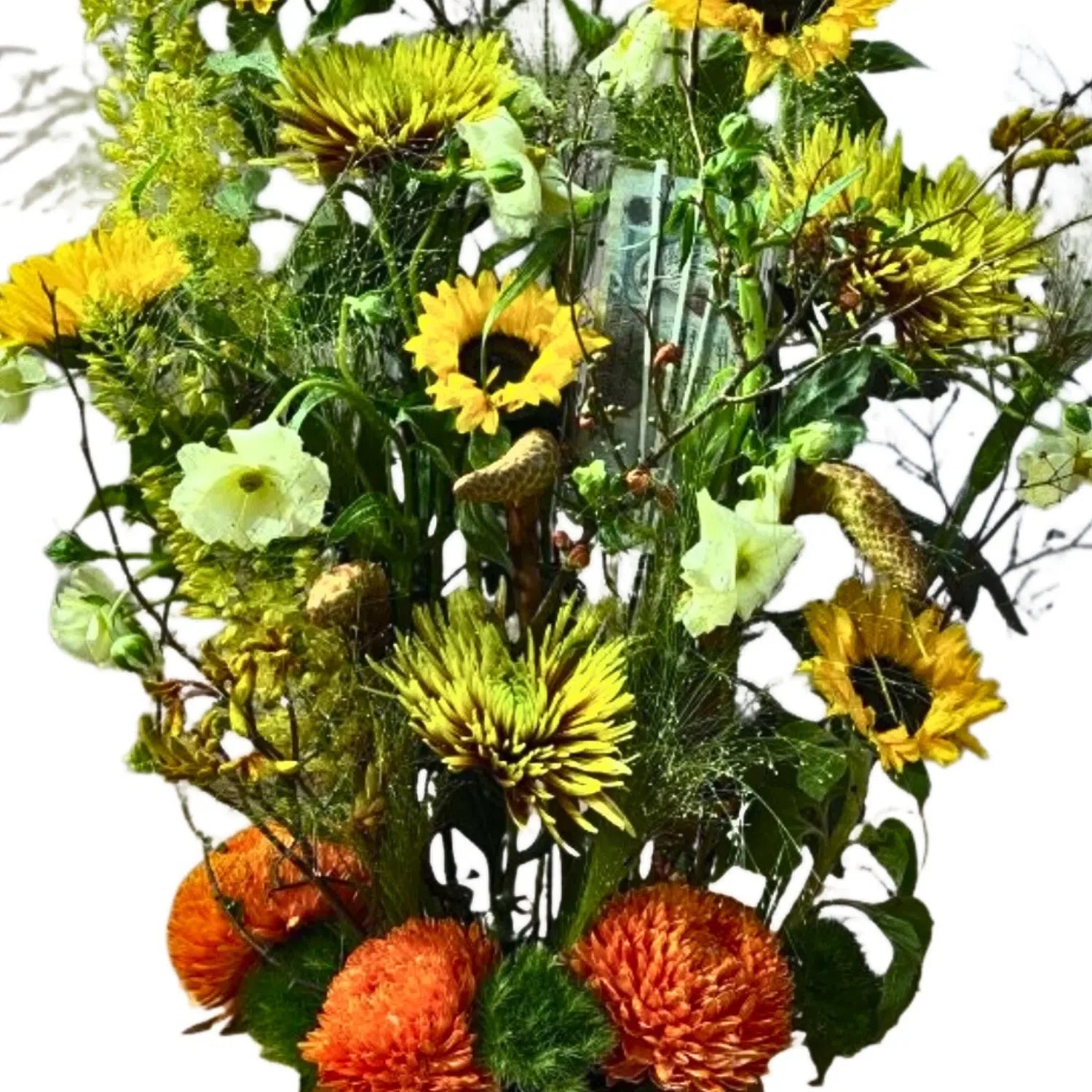 Harvest Sun - Flowers Arrangement in Vase
