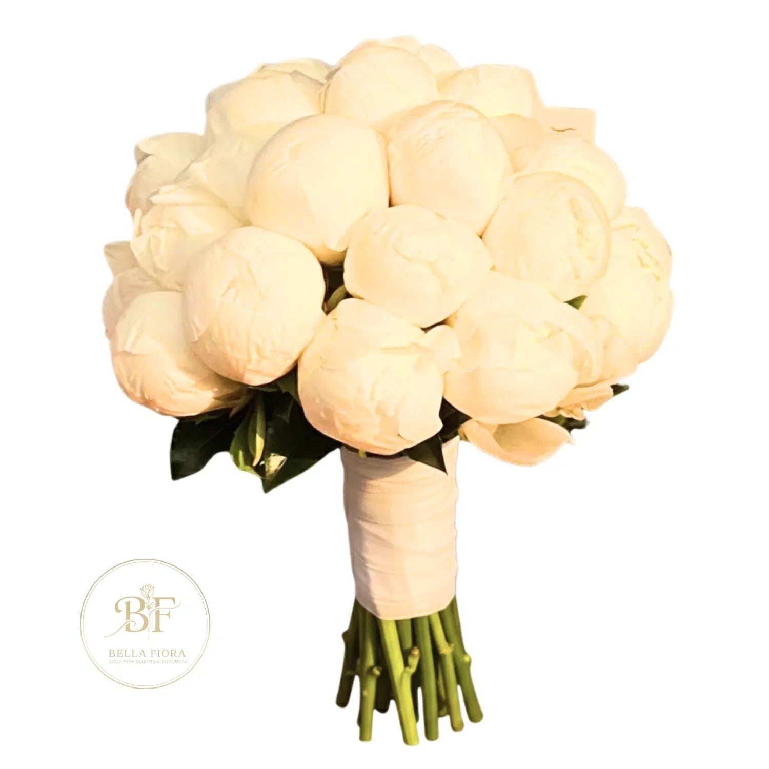 The "Pure Romance" White Peony Bouquet